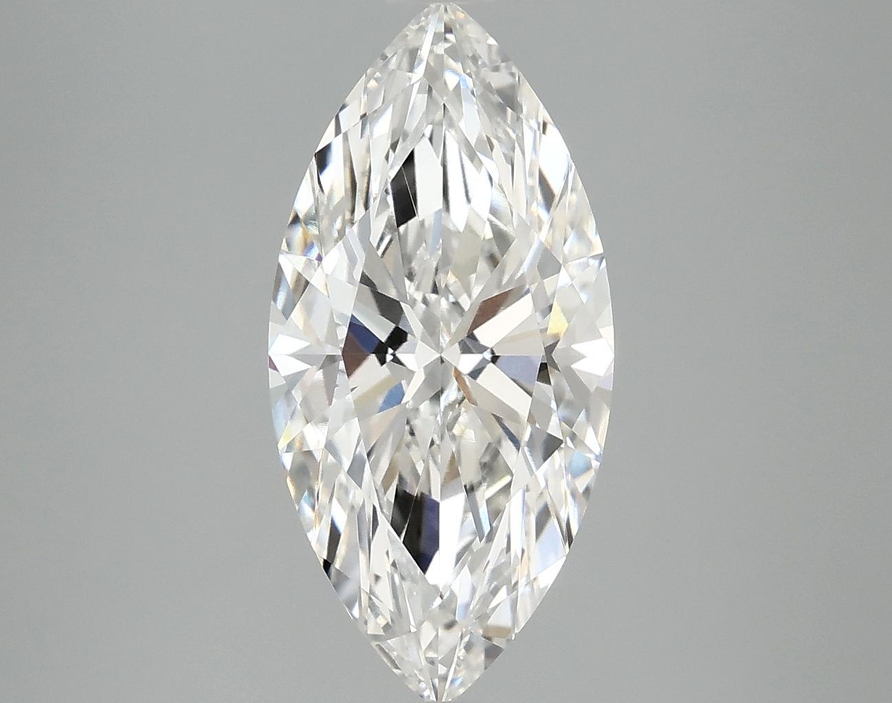 3.1 Carat Marquise Shaped Excellent Cut VVS2 IGI Certified Lab Grown Diamond