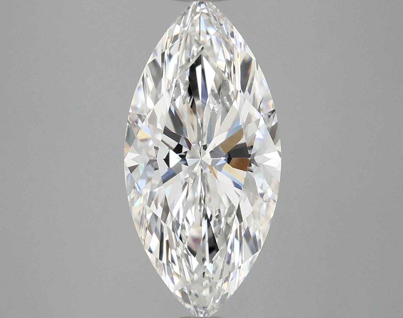 3.09 Carat Marquise Shaped Excellent Cut VS1 IGI Certified Lab Grown Diamond
