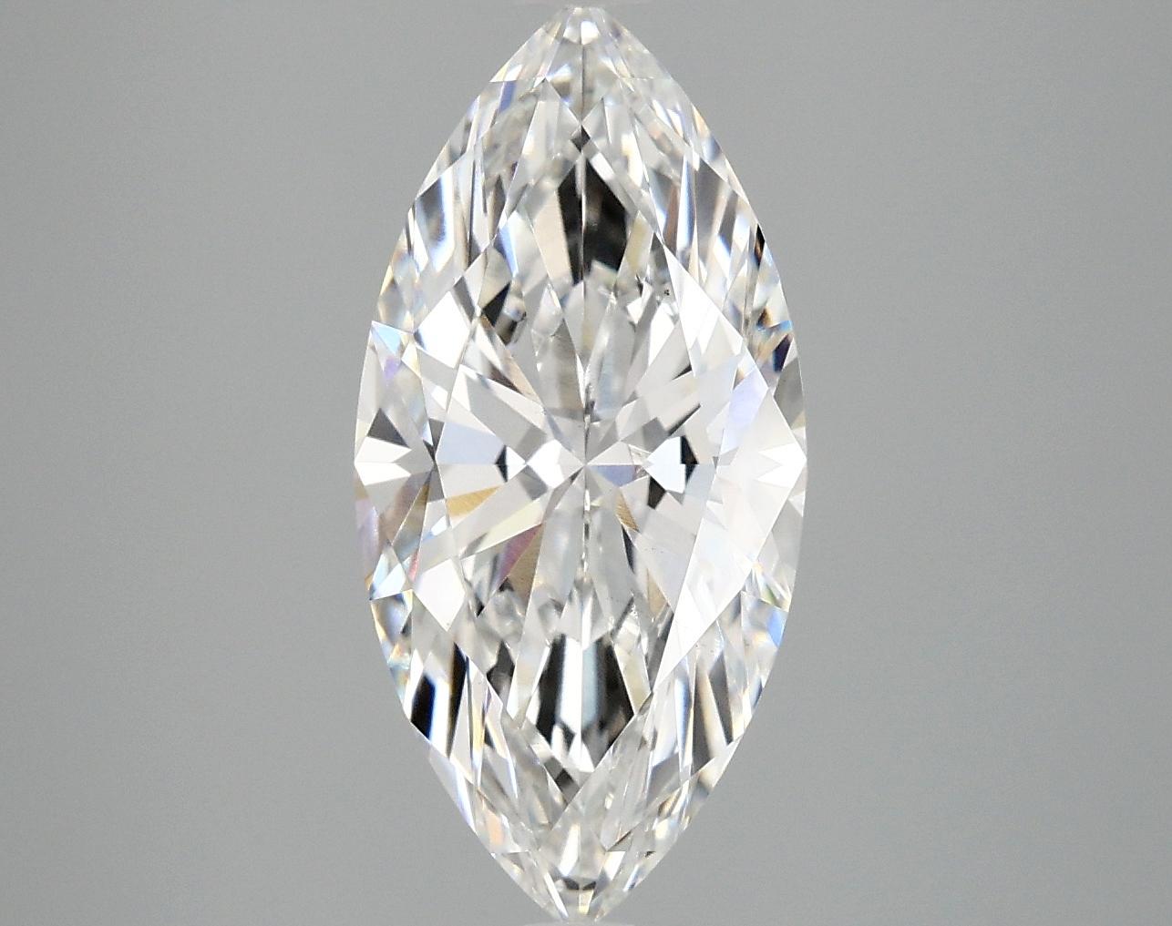 3.08 Carat Marquise Shaped Excellent Cut VS1 IGI Certified Lab Grown Diamond