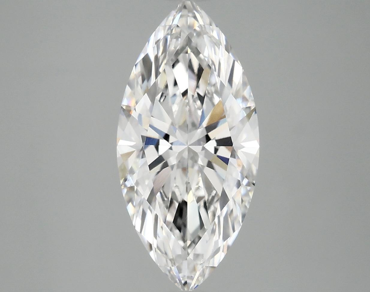 2.54 Carat Marquise Shaped Excellent Cut VVS2 IGI Certified Lab Grown Diamond