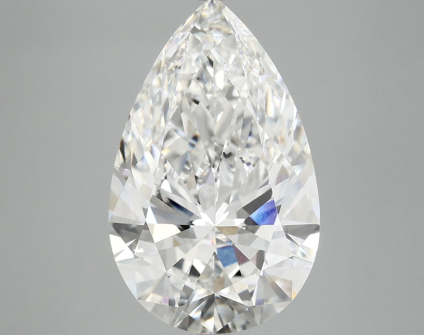 7.03 Carat Pear Shaped Ideal Cut VVS2 IGI Certified Lab Grown Diamond