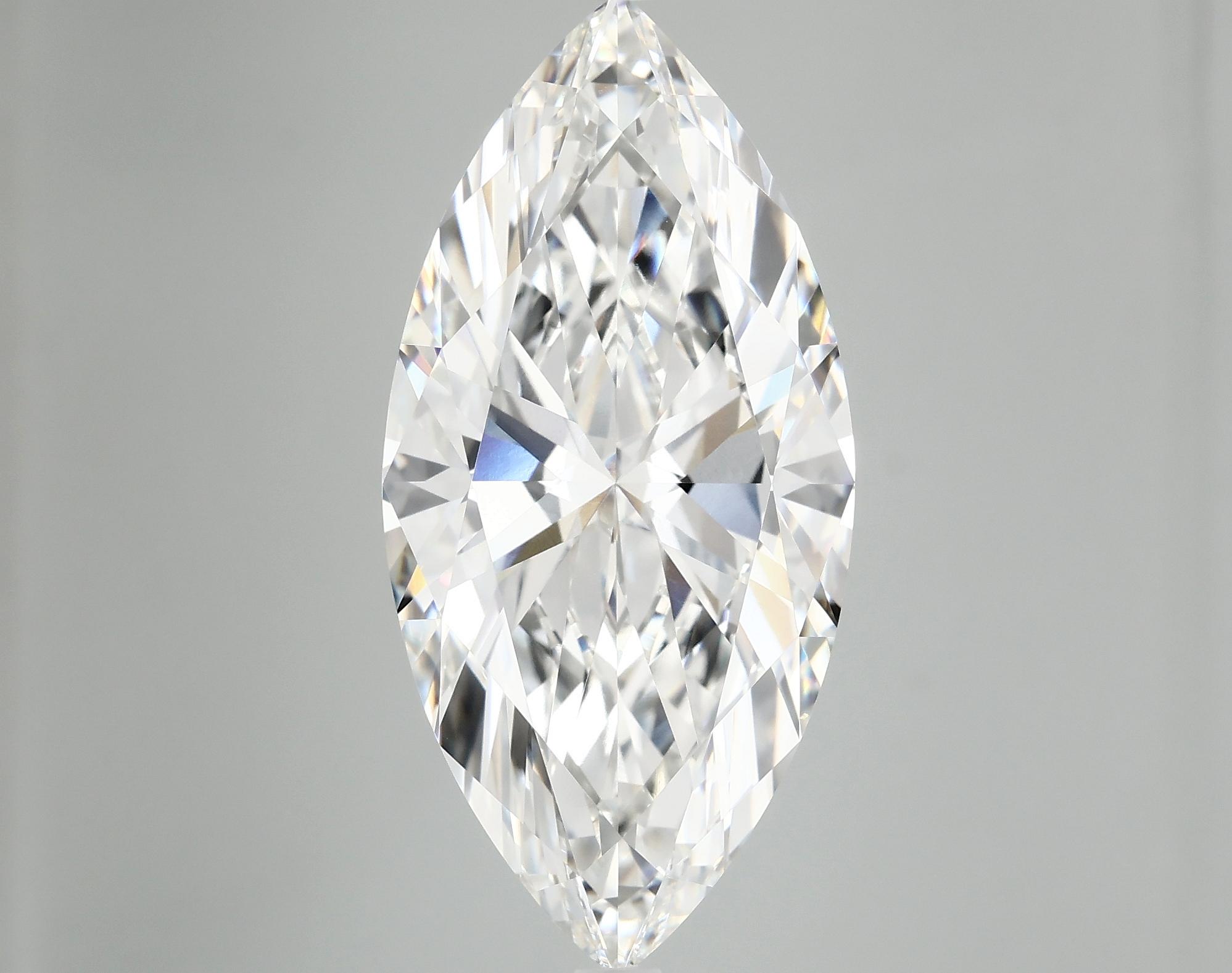 10.09 Carat Marquise Shaped Excellent Cut VVS2 IGI Certified Lab Grown Diamond