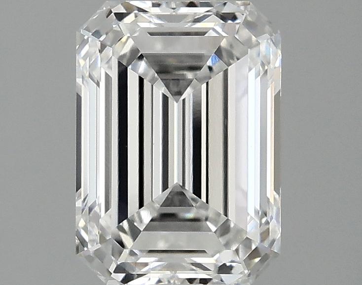 2.06 Carat Emerald Shaped Excellent Cut VVS2 IGI Certified Lab Grown Diamond