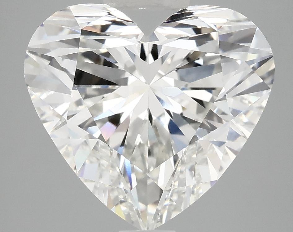 5.09 Carat Heart Shaped Ideal Cut VVS2 IGI Certified Lab Grown Diamond