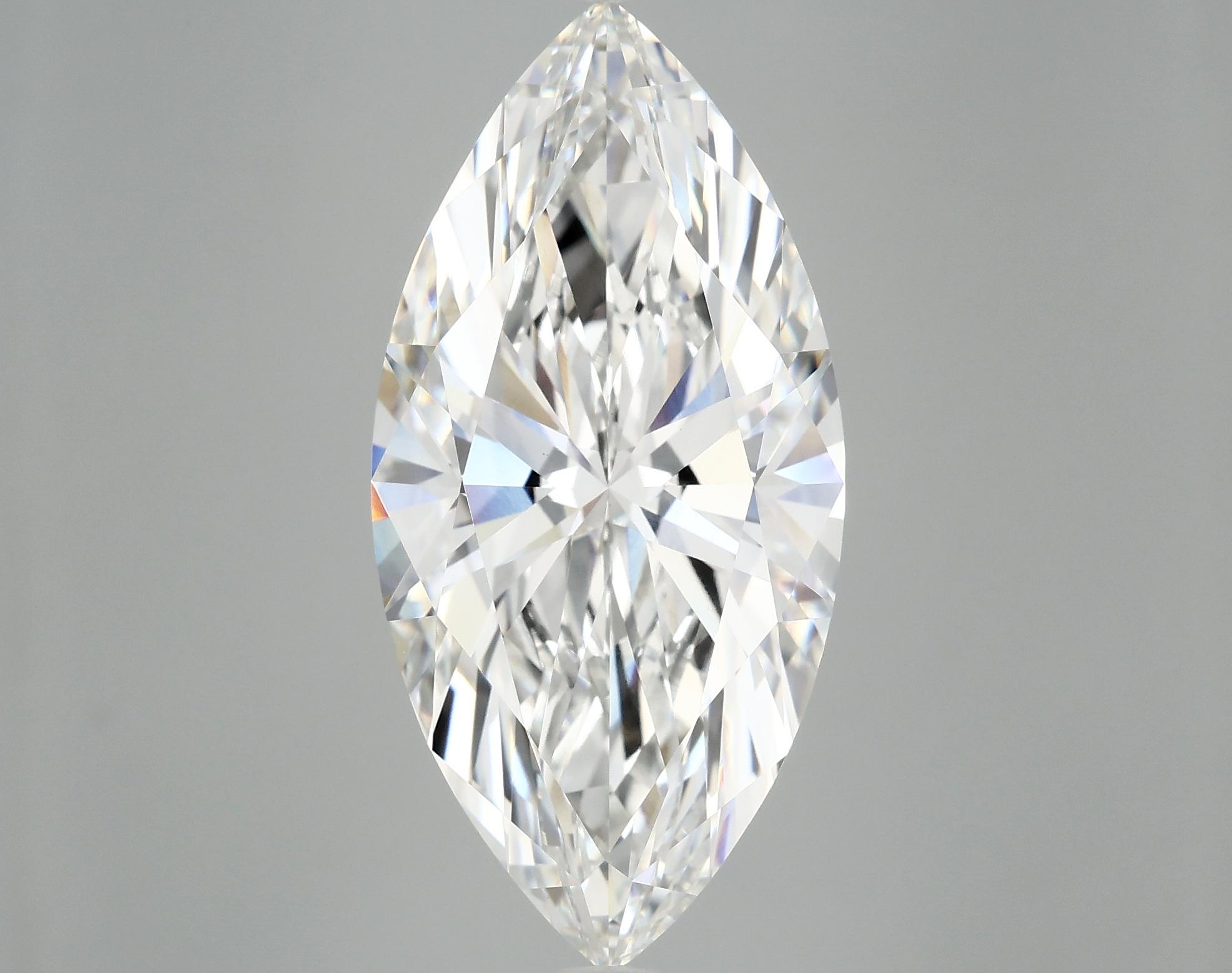10.38 Carat Marquise Shaped Excellent Cut VVS2 IGI Certified Lab Grown Diamond