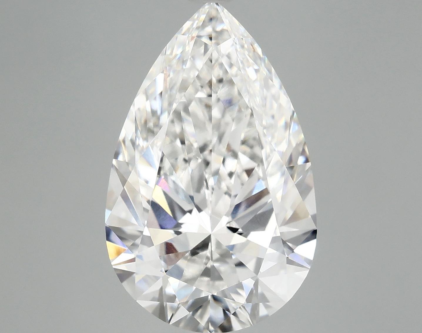 6.77 Carat Pear Shaped Ideal Cut VVS2 IGI Certified Lab Grown Diamond