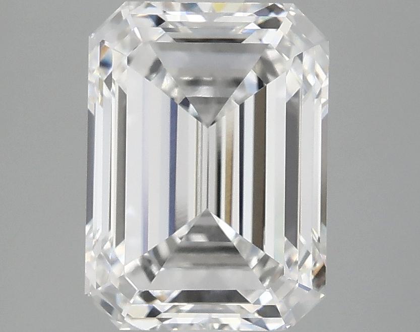 3.06 Carat Emerald Shaped Excellent Cut VVS2 IGI Certified Lab Grown Diamond