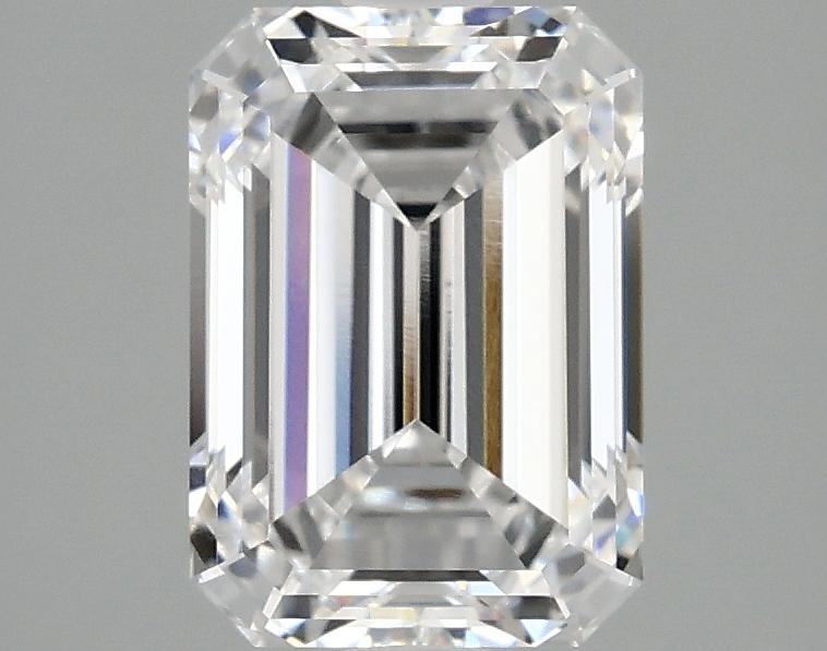 2.1 Carat Emerald Shaped Ideal Cut VVS2 IGI Certified Lab Grown Diamond