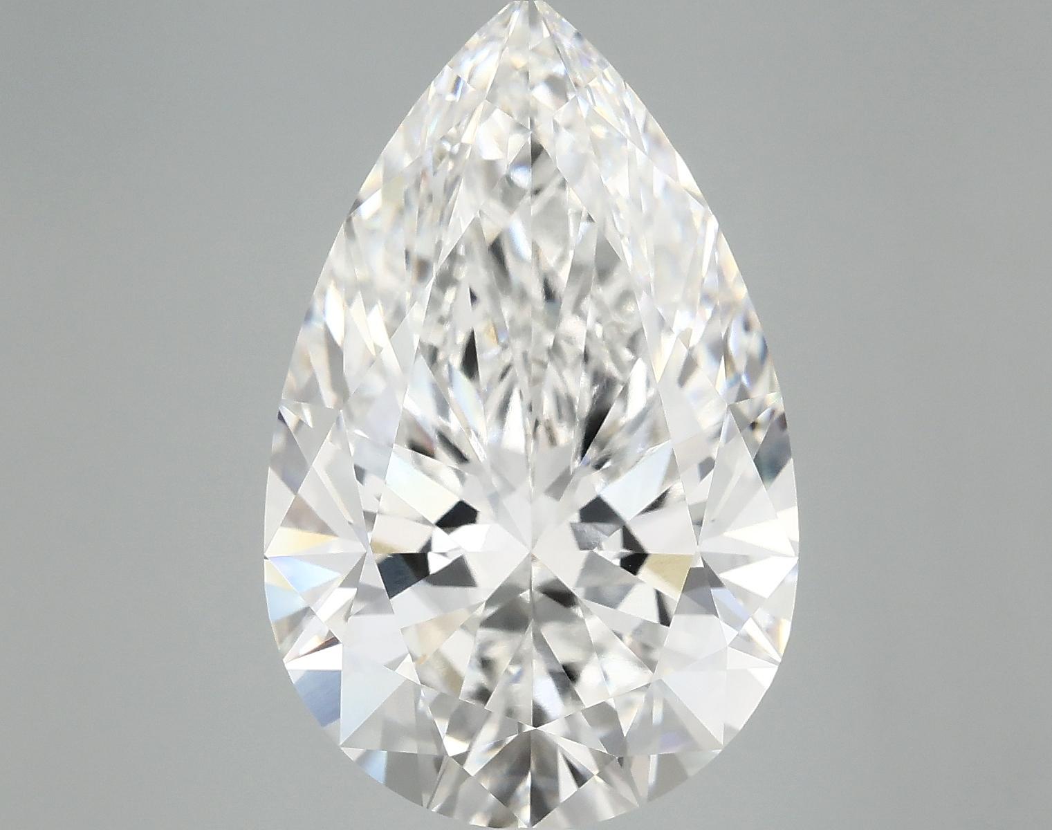 7.98 Carat Pear Shaped Ideal Cut VVS2 IGI Certified Lab Grown Diamond