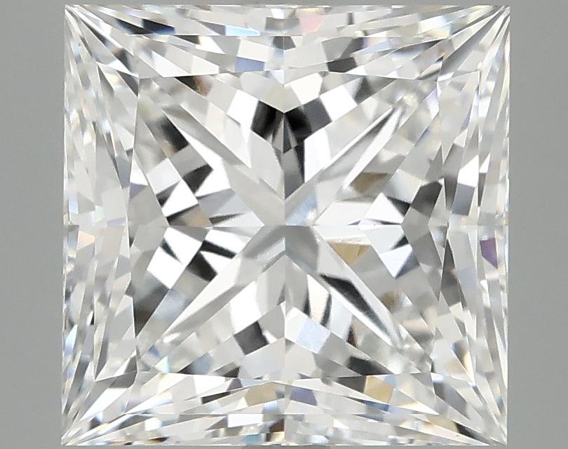 5.09 Carat Princess Shaped Ideal Cut VVS2 IGI Certified Lab Grown Diamond