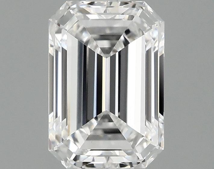 0.98 Carat Emerald Shaped Ideal Cut VVS2 IGI Certified Lab Grown Diamond