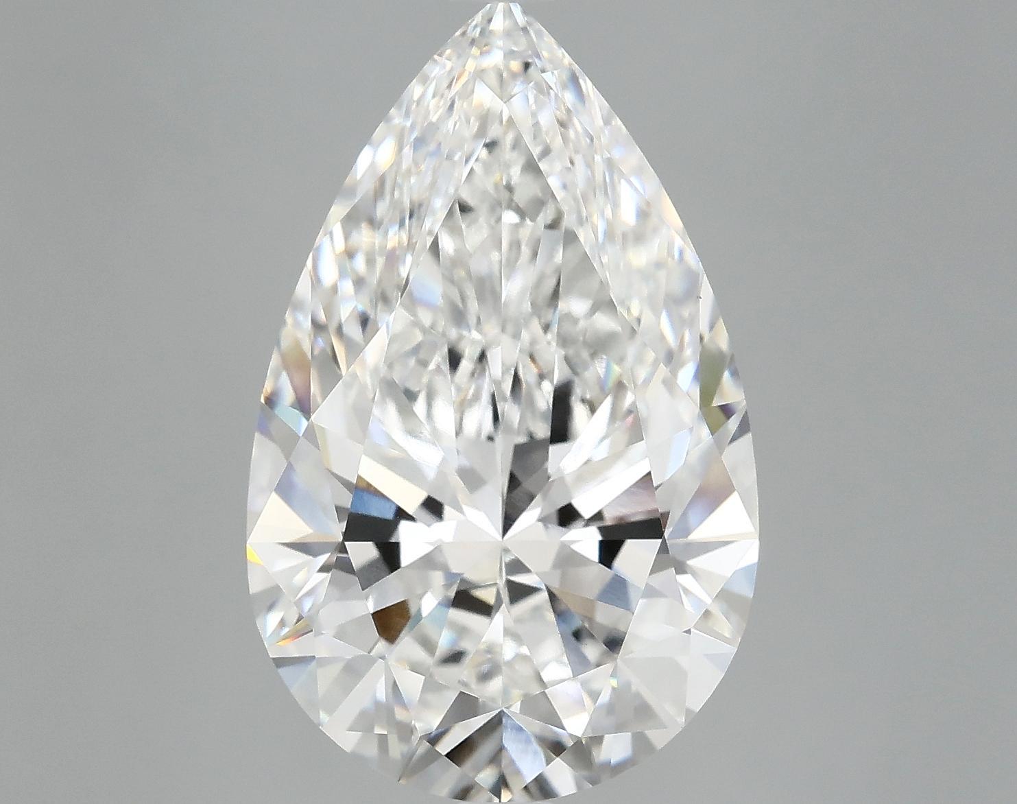7.95 Carat Pear Shaped Ideal Cut VVS2 IGI Certified Lab Grown Diamond