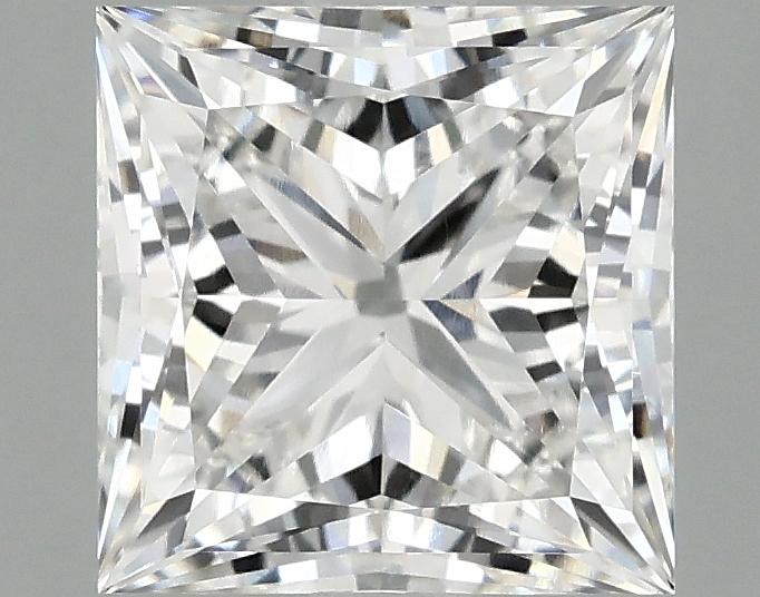 2.07 Carat Princess Shaped Ideal Cut VVS2 IGI Certified Lab Grown Diamond