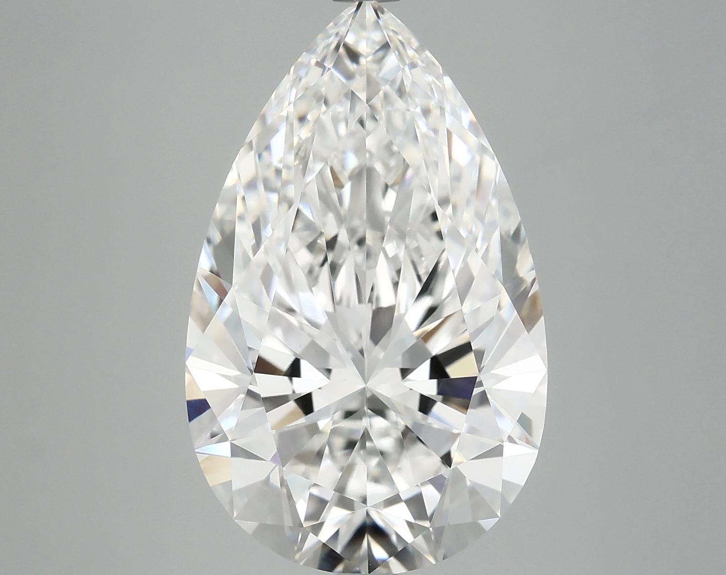 7.27 Carat Pear Shaped Ideal Cut VVS2 IGI Certified Lab Grown Diamond