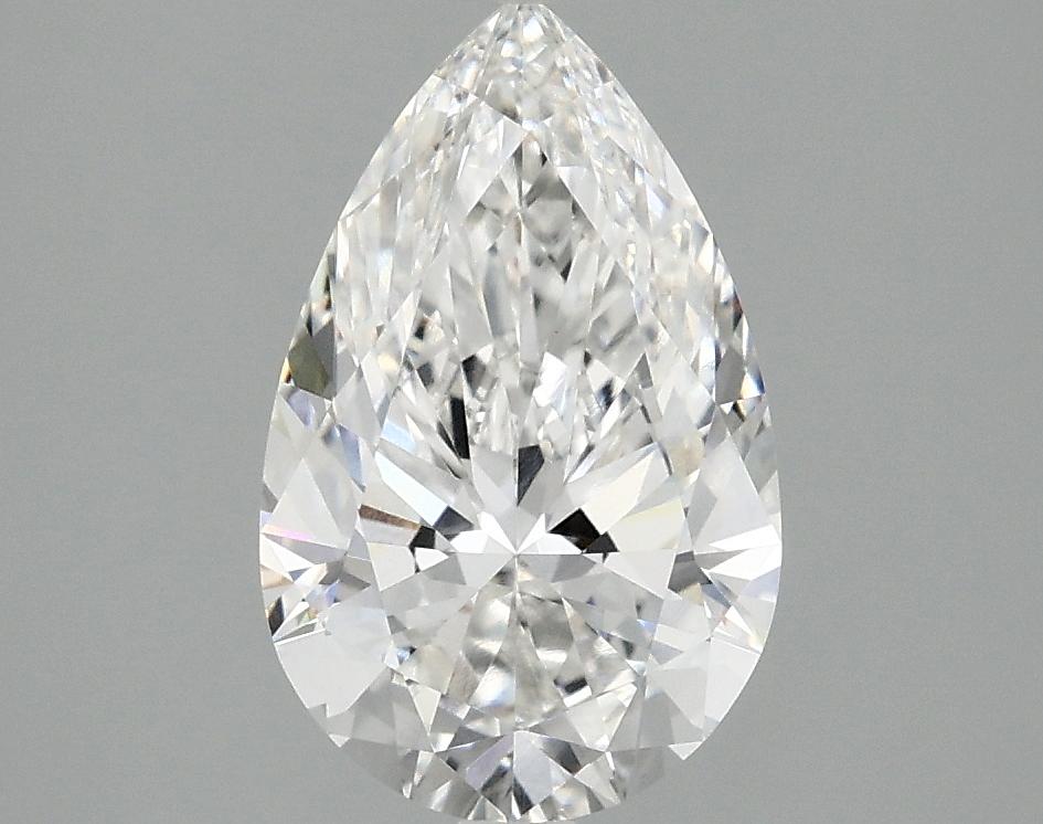 2.1 Carat Pear Shaped Ideal Cut VVS2 IGI Certified Lab Grown Diamond