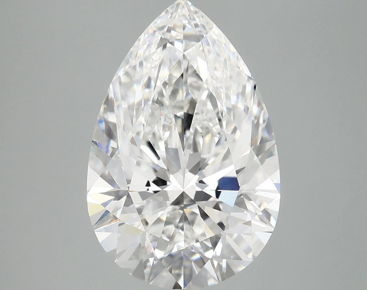 5.05 Carat Pear Shaped Excellent Cut VVS2 IGI Certified Lab Grown Diamond