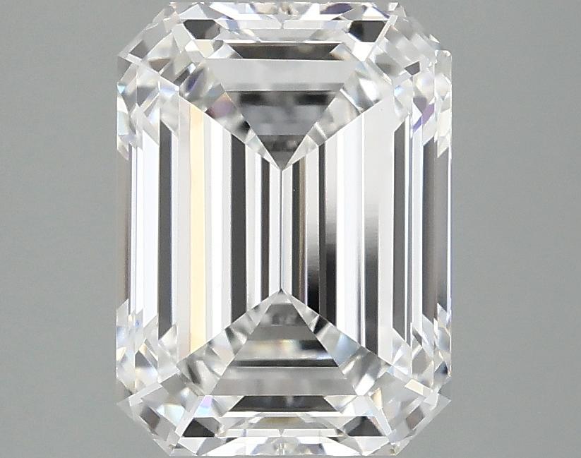 3.06 Carat Emerald Shaped Excellent Cut VVS2 IGI Certified Lab Grown Diamond
