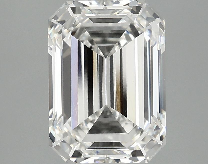 3.1 Carat Emerald Shaped Ideal Cut VVS2 IGI Certified Lab Grown Diamond