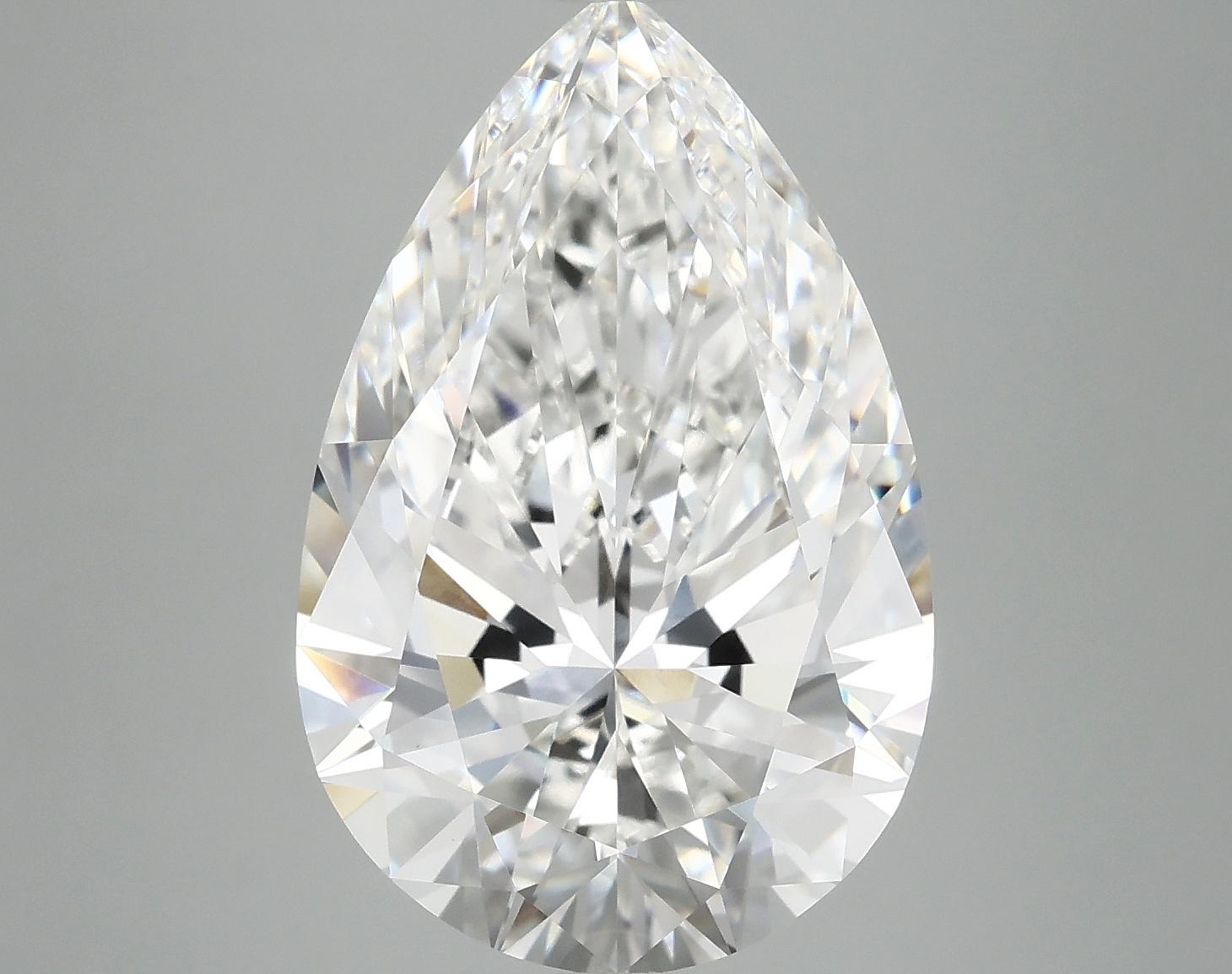 7.12 Carat Pear Shaped Ideal Cut VVS2 IGI Certified Lab Grown Diamond