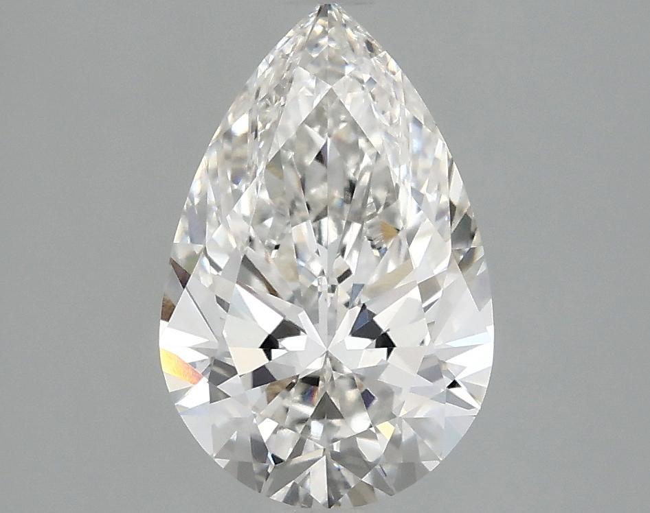 2.0 Carat Pear Shaped Ideal Cut VVS2 IGI Certified Lab Grown Diamond