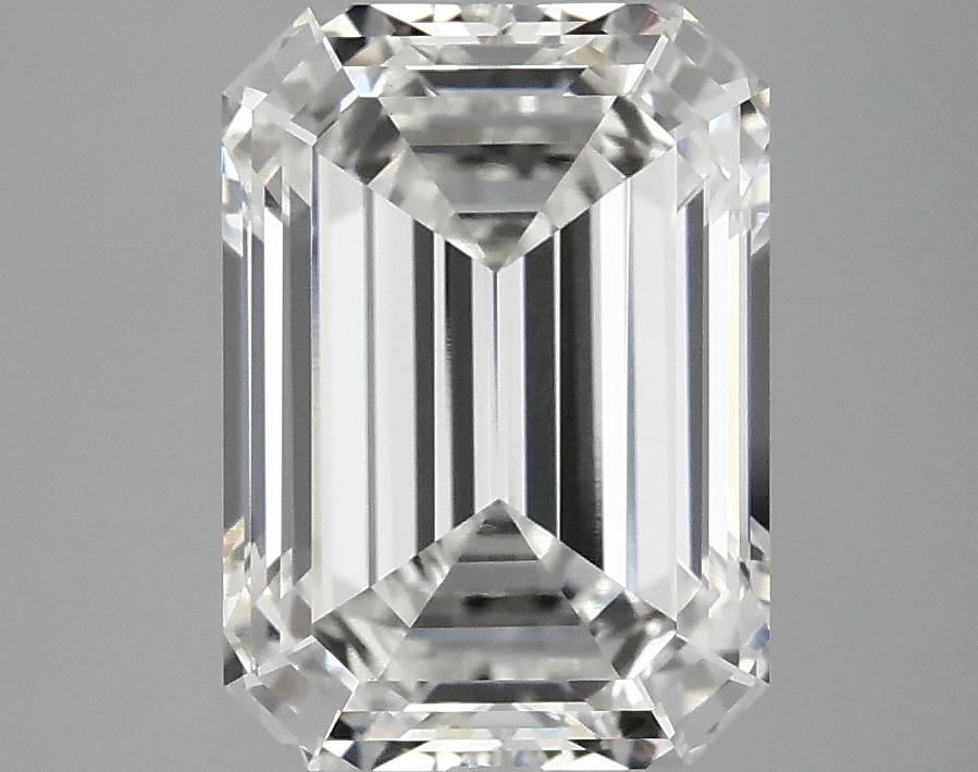3.79 Carat Emerald Shaped Ideal Cut VVS2 IGI Certified Lab Grown Diamond