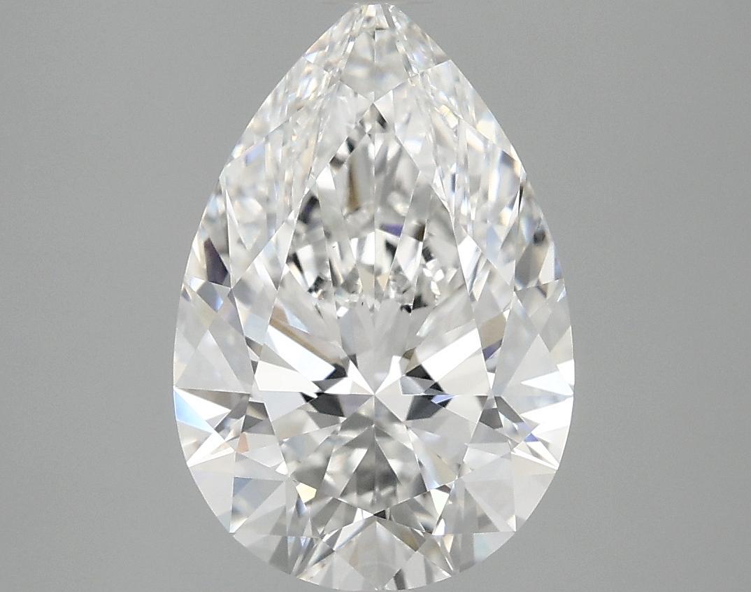 3.1 Carat Pear Shaped Excellent Cut VVS2 IGI Certified Lab Grown Diamond