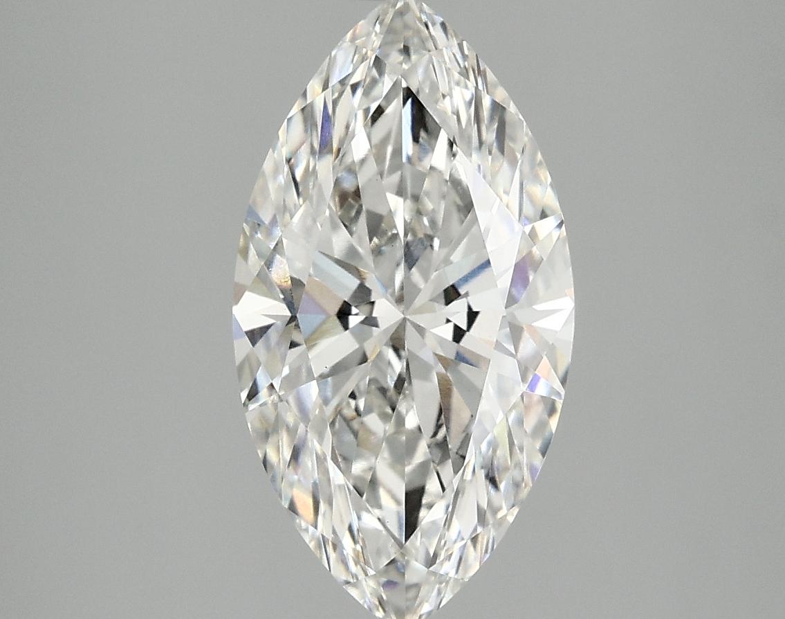 2.57 Carat Marquise Shaped Excellent Cut VVS2 IGI Certified Lab Grown Diamond