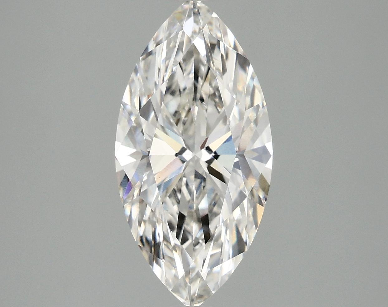 2.5 Carat Marquise Shaped Ideal Cut VS1 IGI Certified Lab Grown Diamond