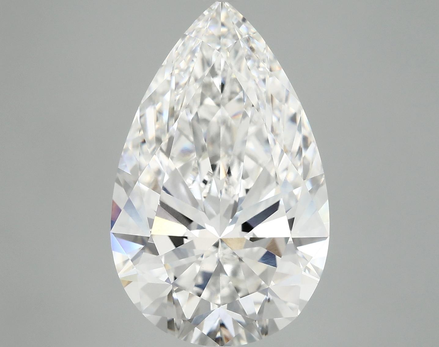 7.16 Carat Pear Shaped Ideal Cut VVS2 IGI Certified Lab Grown Diamond