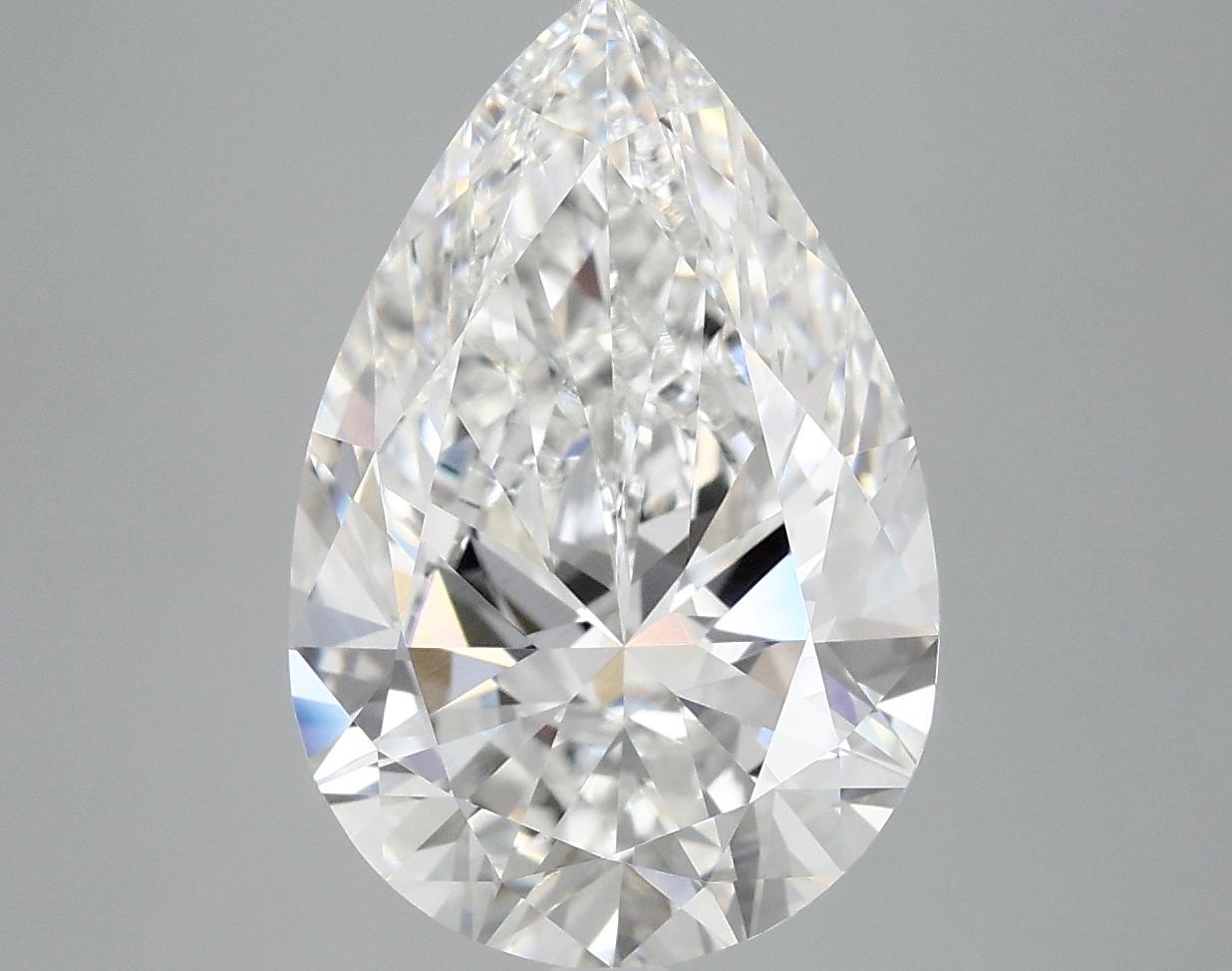 5.02 Carat Pear Shaped Excellent Cut VVS2 IGI Certified Lab Grown Diamond