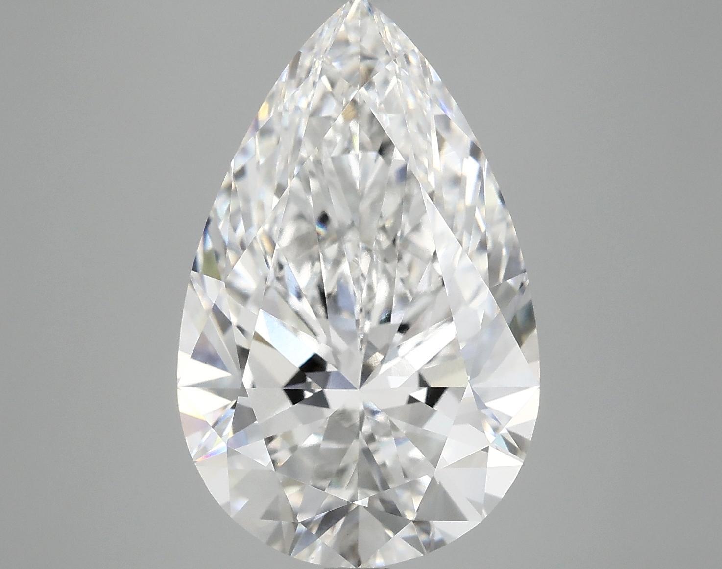 7.3 Carat Pear Shaped Ideal Cut VVS2 IGI Certified Lab Grown Diamond