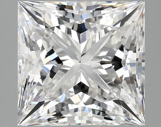 3.02 Carat Princess Shaped Ideal Cut VS2 IGI Certified Lab Grown Diamond
