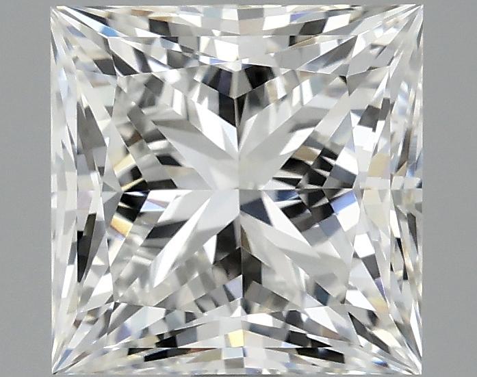 2.5 Carat Princess Shaped Ideal Cut VVS2 IGI Certified Lab Grown Diamond