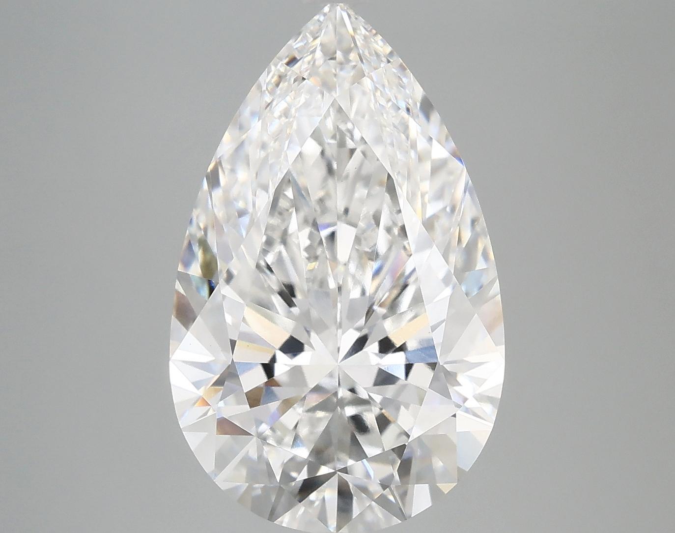 6.2 Carat Pear Shaped Ideal Cut VVS2 IGI Certified Lab Grown Diamond
