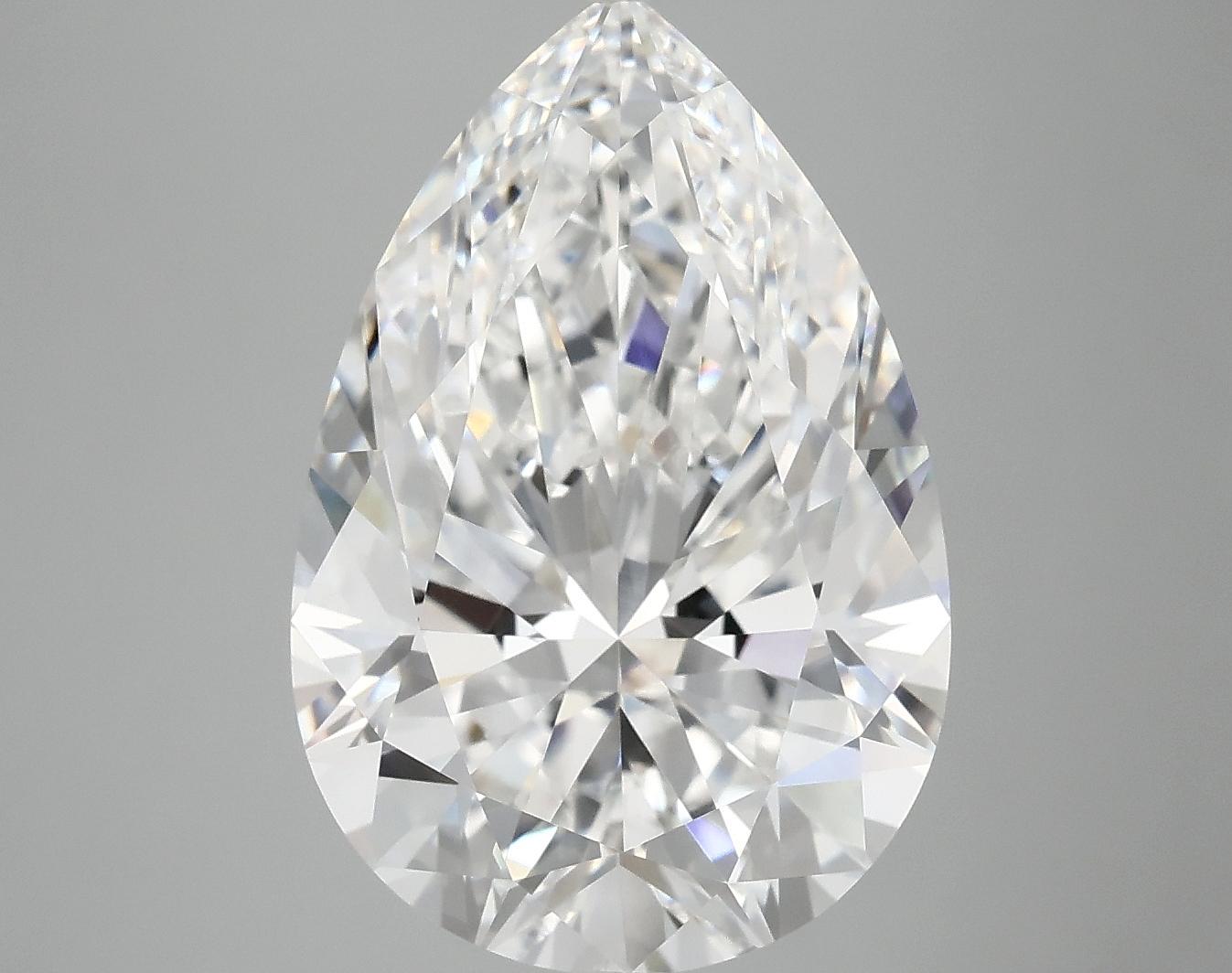 7.13 Carat Pear Shaped Excellent Cut VVS2 IGI Certified Lab Grown Diamond