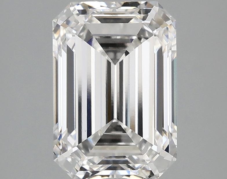 2.45 Carat Emerald Shaped Ideal Cut VS1 IGI Certified Lab Grown Diamond