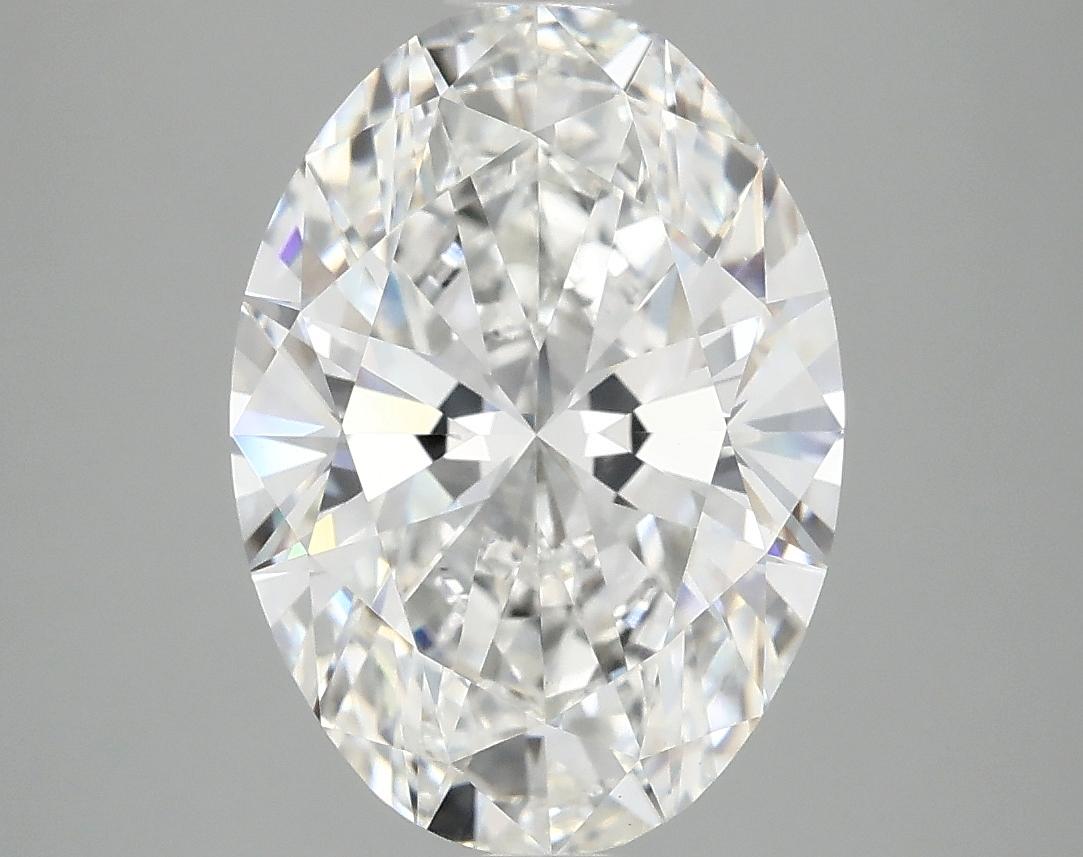 3.75 Carat Oval Shaped Ideal Cut VVS2 IGI Certified Lab Grown Diamond