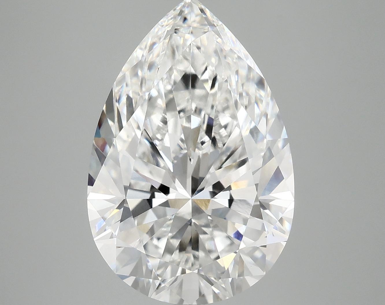 6.86 Carat Pear Shaped Excellent Cut VVS2 IGI Certified Lab Grown Diamond