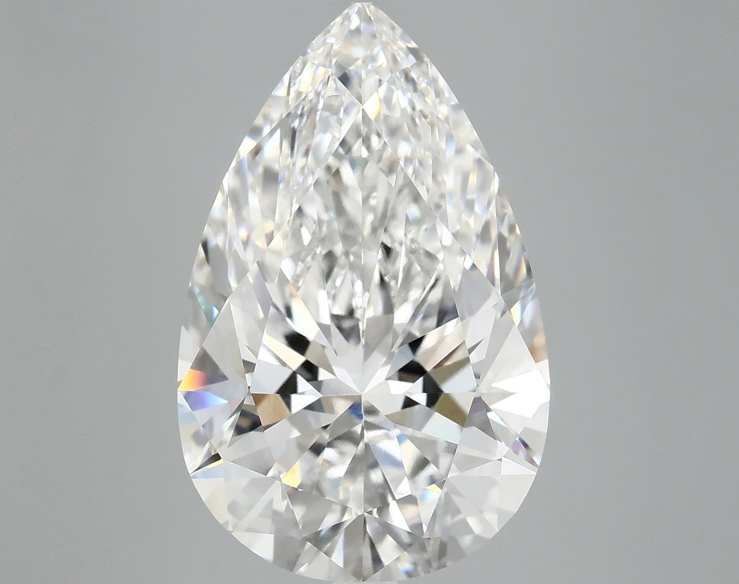7.19 Carat Pear Shaped Ideal Cut VVS2 IGI Certified Lab Grown Diamond