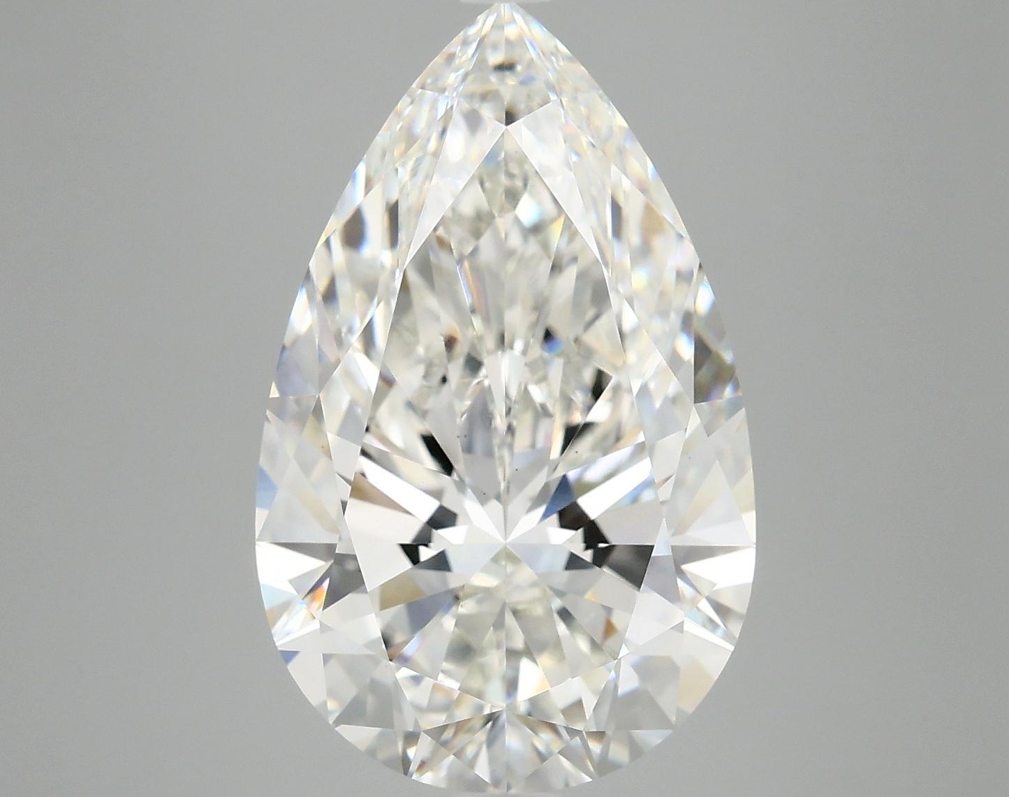 7.24 Carat Pear Shaped Ideal Cut VS2 IGI Certified Lab Grown Diamond