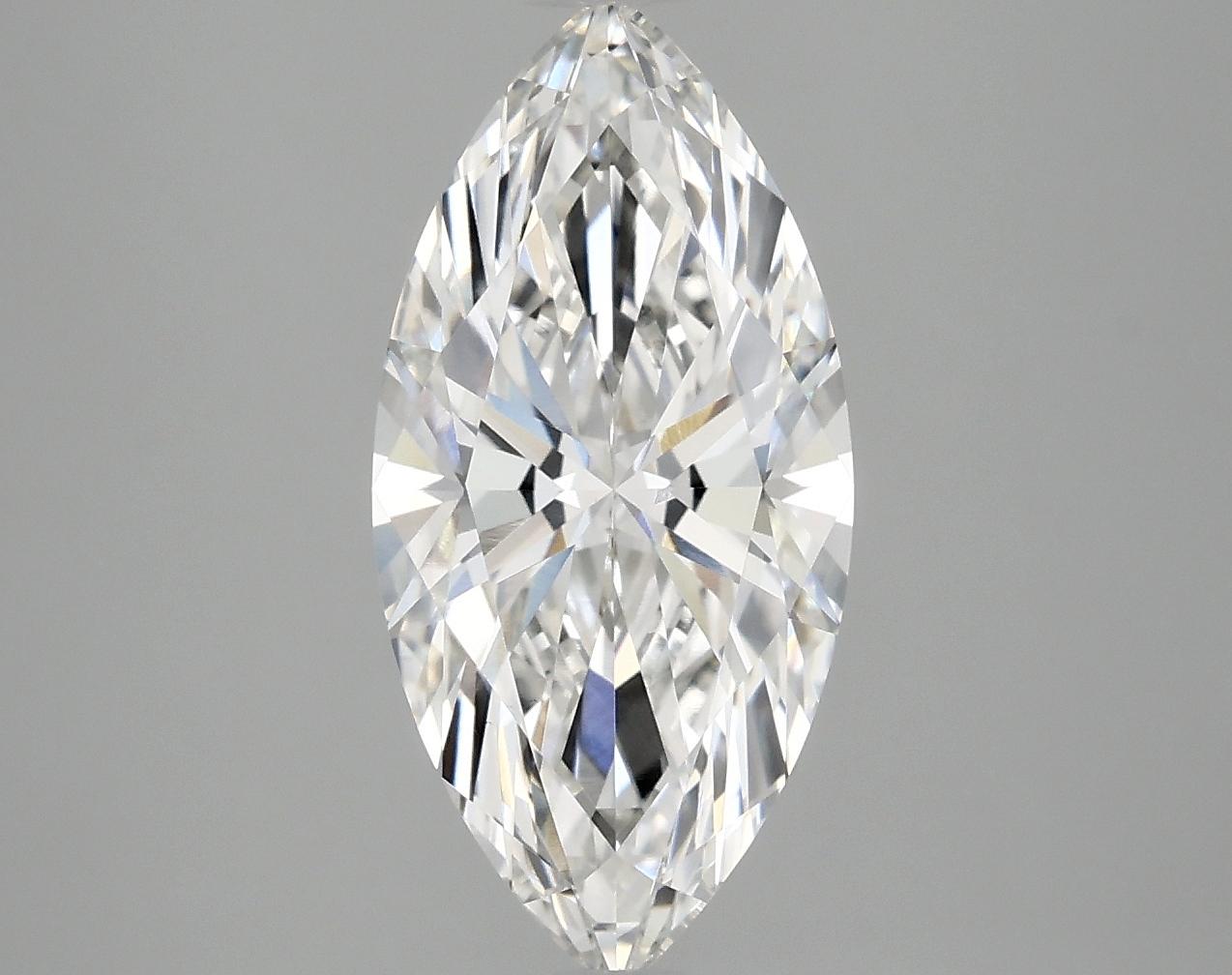 2.58 Carat Marquise Shaped Excellent Cut VS1 IGI Certified Lab Grown Diamond
