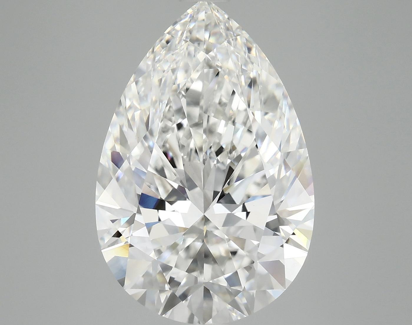 6.36 Carat Pear Shaped Excellent Cut VVS2 IGI Certified Lab Grown Diamond