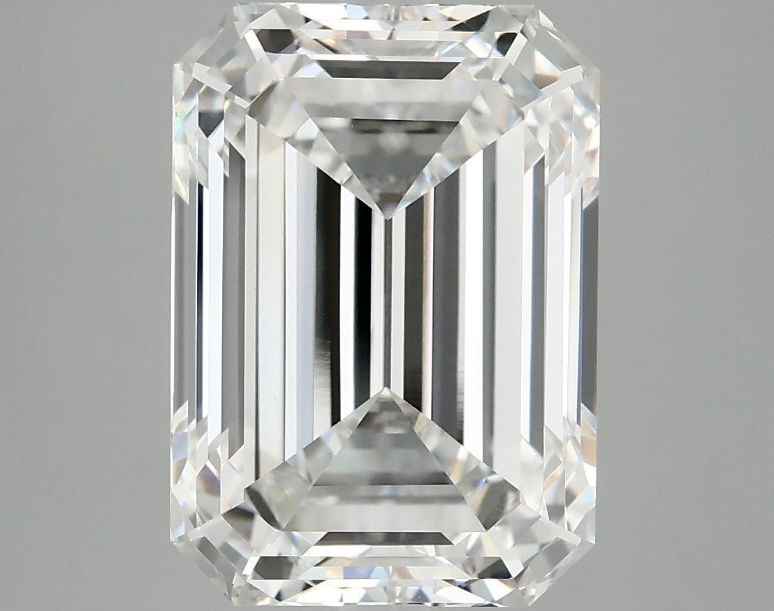 7.24 Carat Emerald Shaped Ideal Cut VVS2 IGI Certified Lab Grown Diamond
