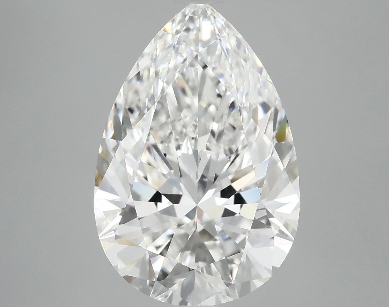 5.07 Carat Pear Shaped Excellent Cut VVS2 IGI Certified Lab Grown Diamond