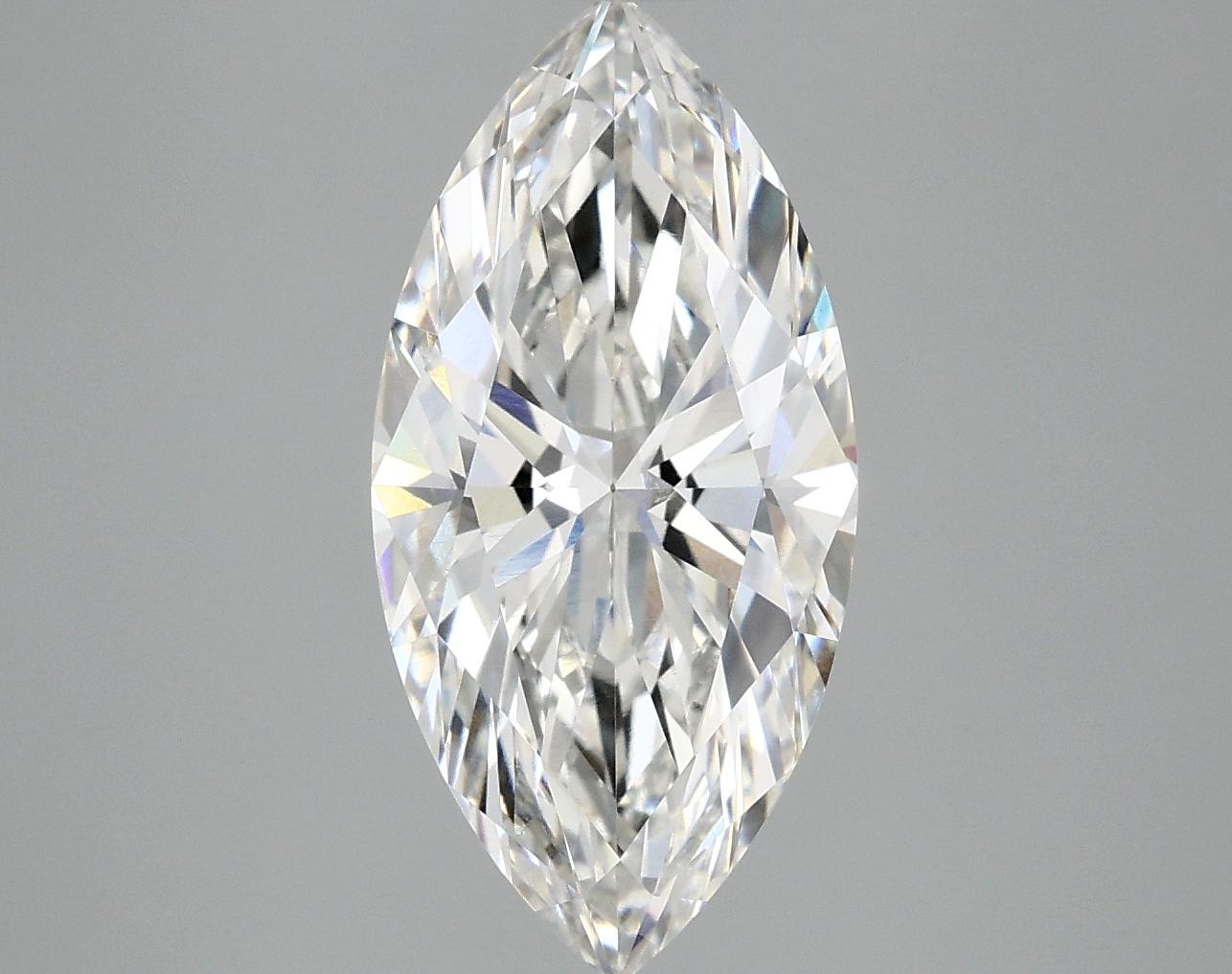 3.07 Carat Marquise Shaped Ideal Cut VS1 IGI Certified Lab Grown Diamond