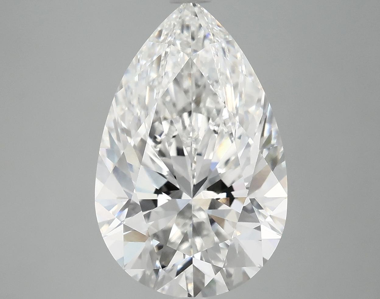 5.04 Carat Pear Shaped Ideal Cut VVS2 IGI Certified Lab Grown Diamond