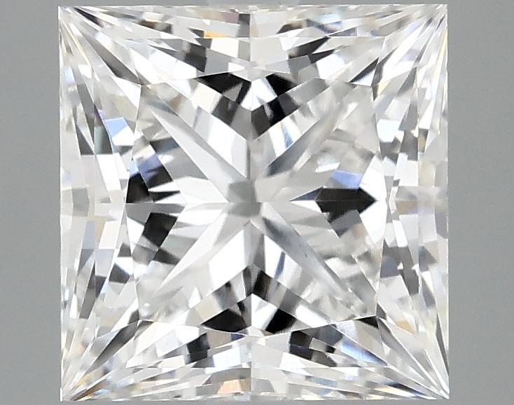 2.89 Carat Princess Shaped Ideal Cut VS1 IGI Certified Lab Grown Diamond