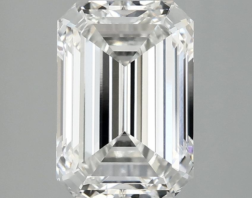 3.03 Carat Emerald Shaped Ideal Cut VVS2 IGI Certified Lab Grown Diamond