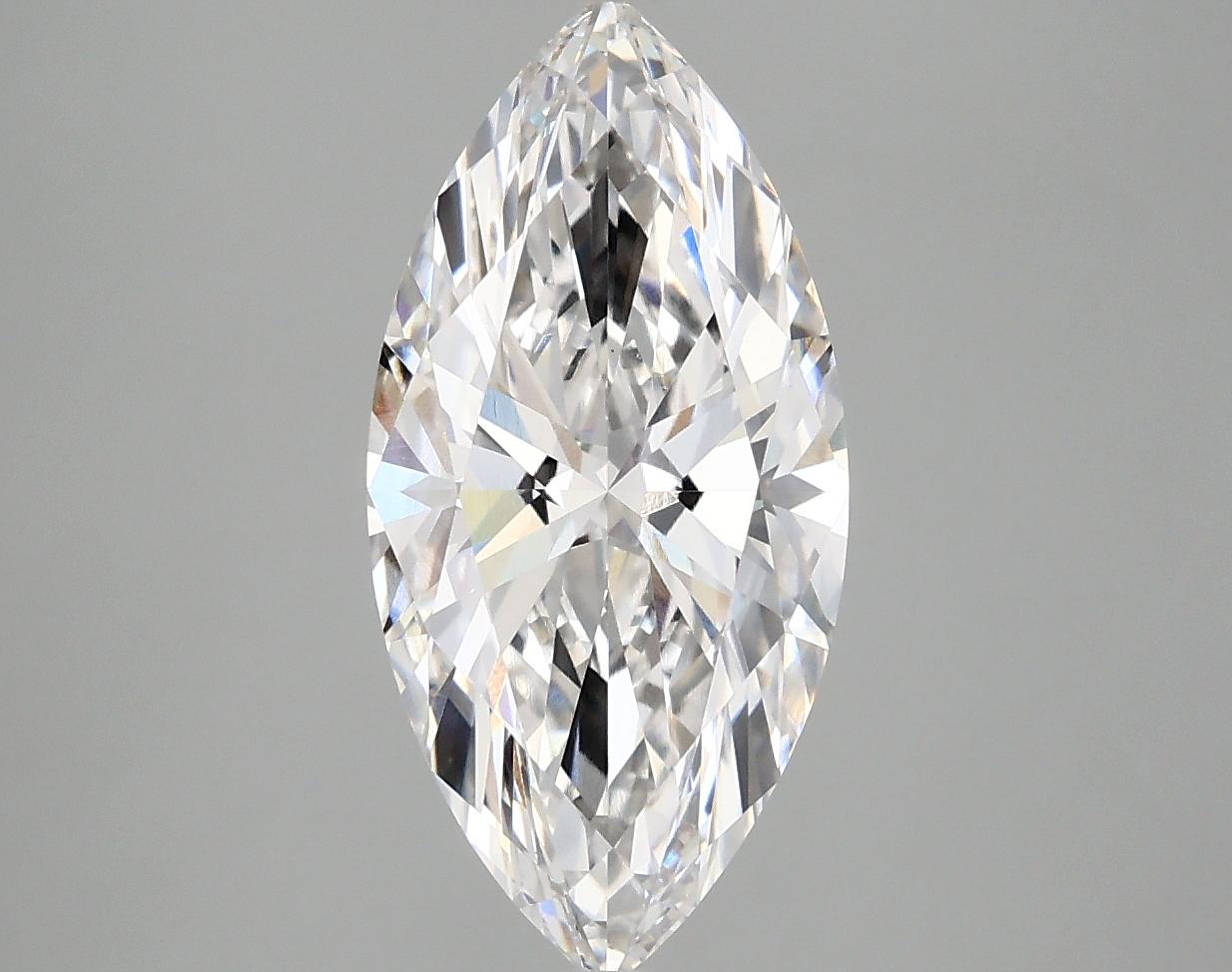 2.72 Carat Marquise Shaped Excellent Cut VS1 IGI Certified Lab Grown Diamond