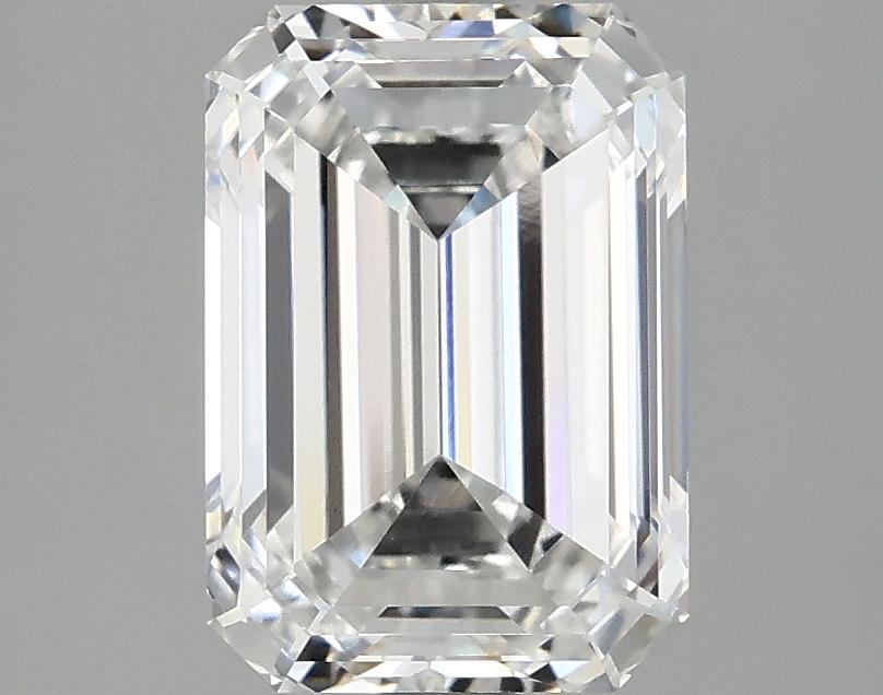 2.69 Carat Emerald Shaped Ideal Cut VVS2 IGI Certified Lab Grown Diamond